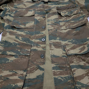 Veste Militaire Combat Armée Grecque Tiger Stripe Manches Longues - Taille S