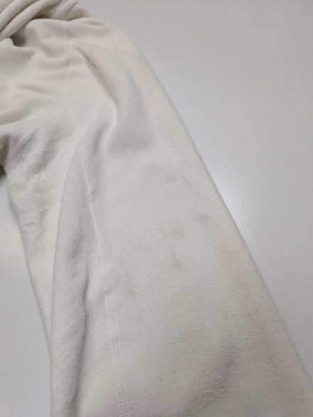 Veste Polaire Microfibre Blanche femme avec Capuche - Taille XL