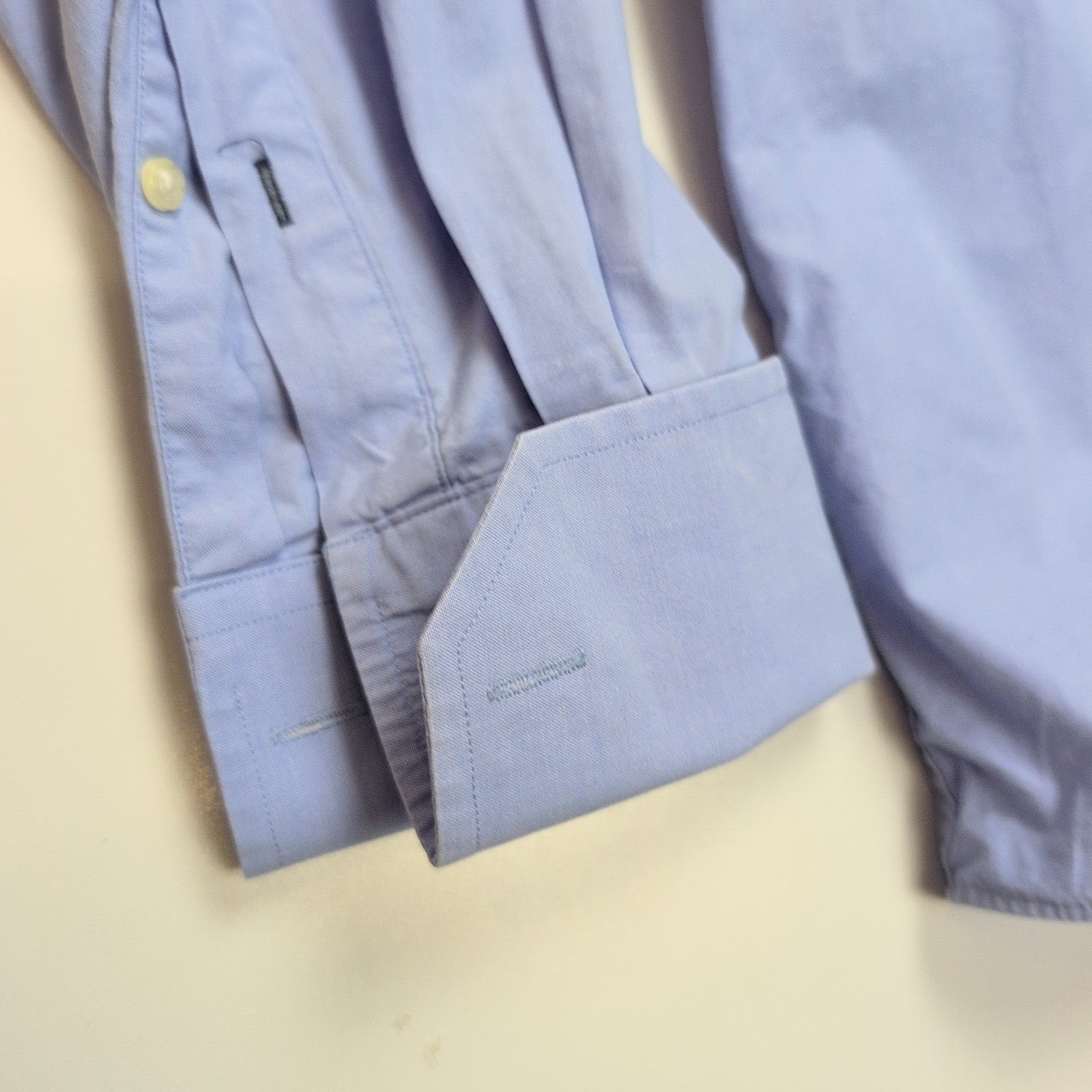 Chemise Tommy Hilfiger Bleu Clair Regular Fit Poignets Mousquetaires Taille M