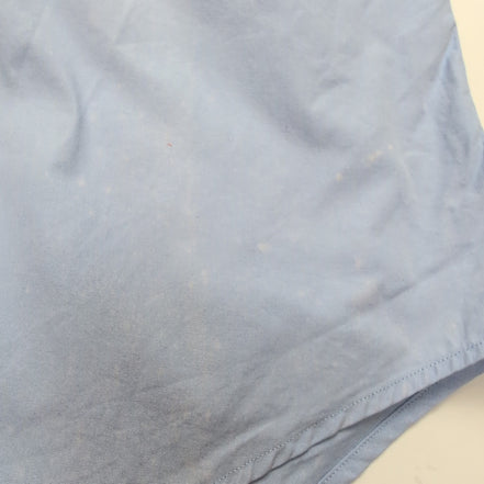 Chemise Ralph Lauren Slim Fit S Bleu Clair Logo Rose Coton Manches Longues