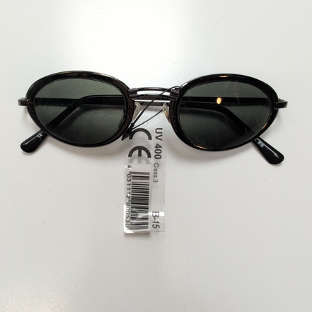 Lunettes de soleil Y2K Ovales Métal Chromé Foncé Branches Fines Verres Vert Fonc