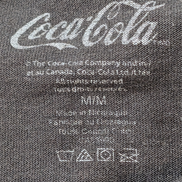 COCA-COLA T-Shirt Homme M Noir Classic Vintage Catch The Wave Logo Rétro |100T