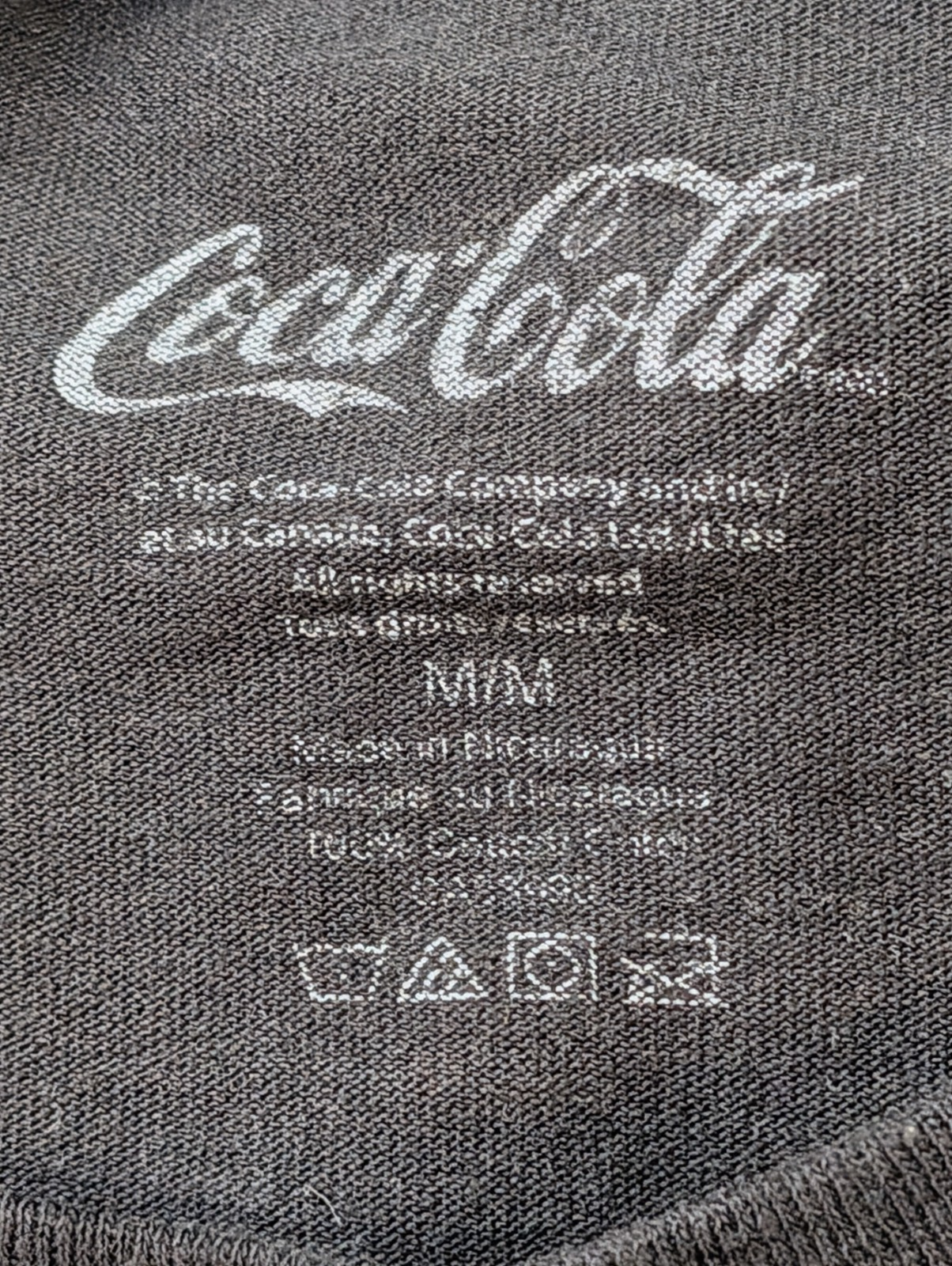 COCA-COLA T-Shirt Homme M Noir Classic Vintage Catch The Wave Logo Rétro |100T