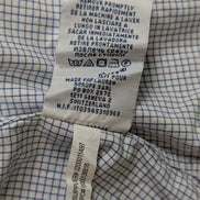 Chemise Polo Ralph Lauren Shirt XL Carreaux Bleu Blanc Col Classique Coton