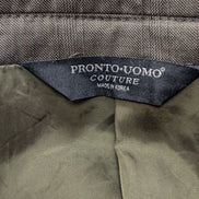 Veste Blazer homme Pronto Uomo Couture kaki Super 120'S taille L