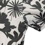Chemise hawaïenne VatPave tulipes marguerites manches courtes taille S #740
