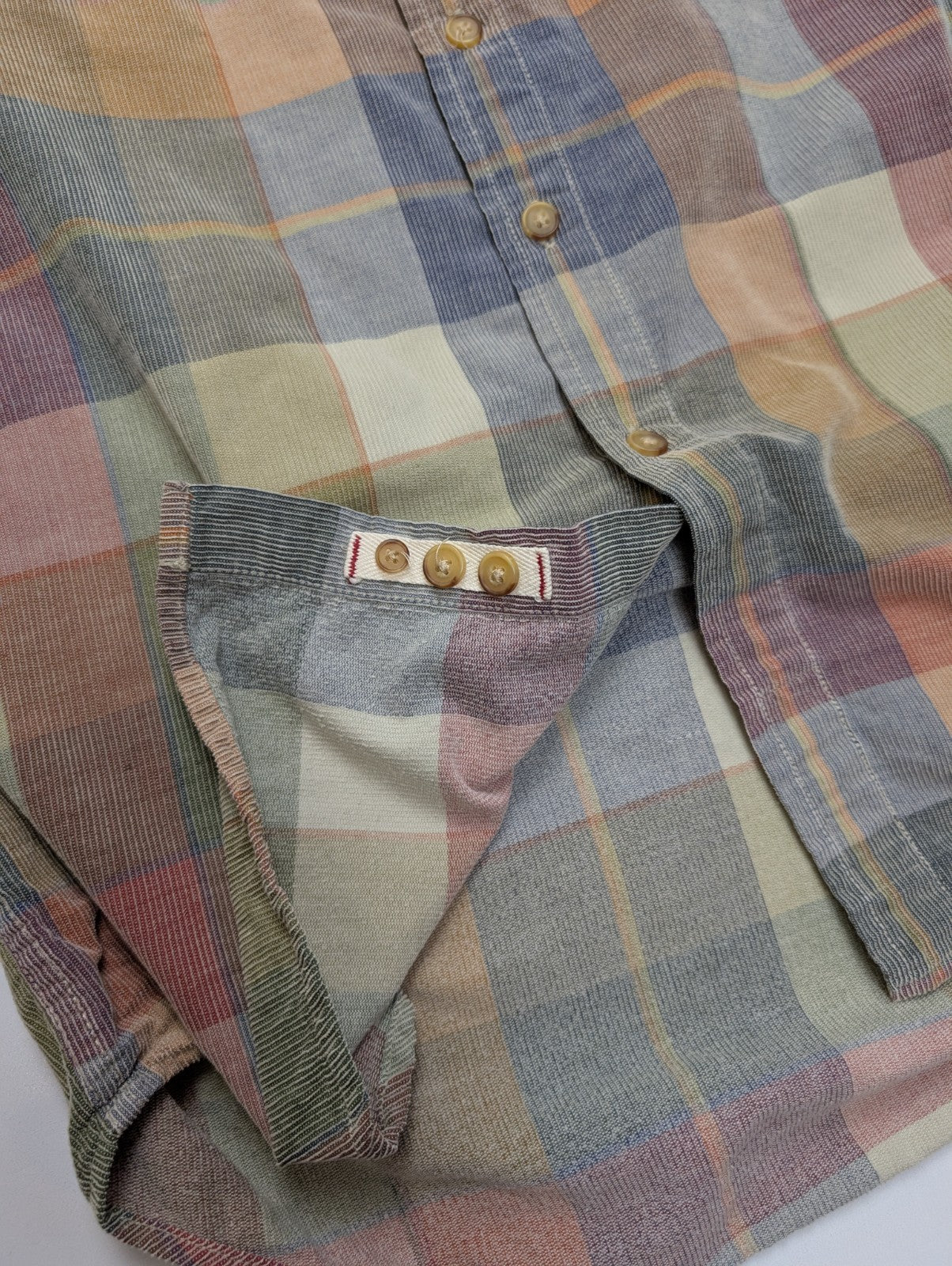 The Territory Ahead L Corduroy Shirt Flannel Chemise Velours Côtelé