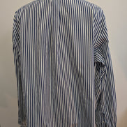 Chemise Ralph Lauren Custom Fit Taille XXL Bleu Marine Rayures Manches Longues