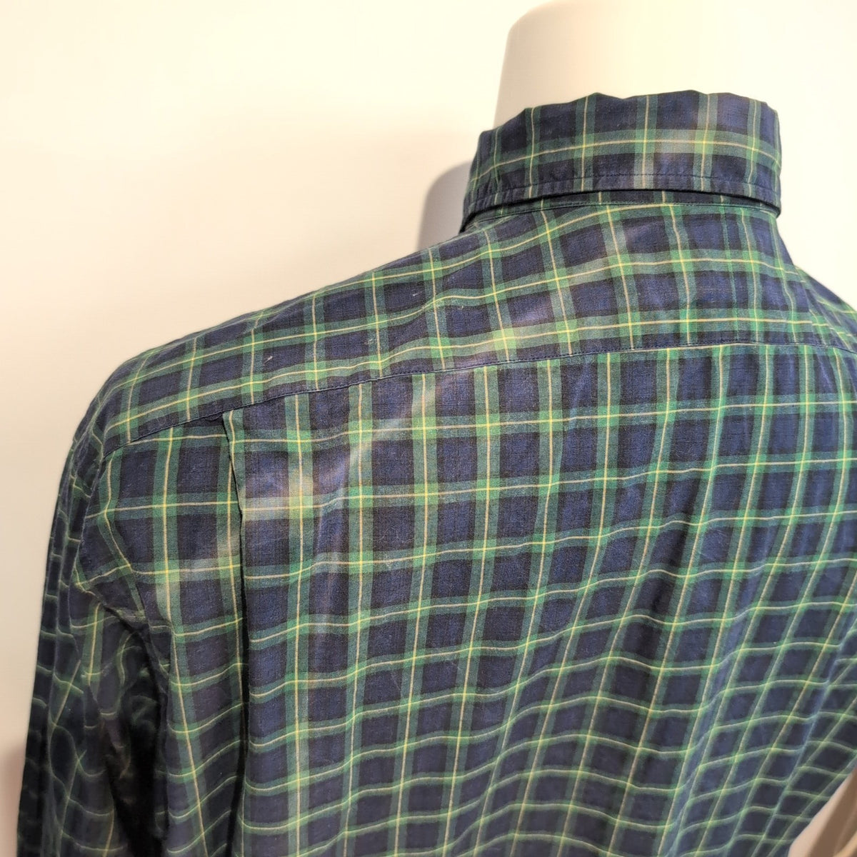 Chemise Polo Ralph Lauren Lowell Sport M Carreaux Logo Rouge manches longues