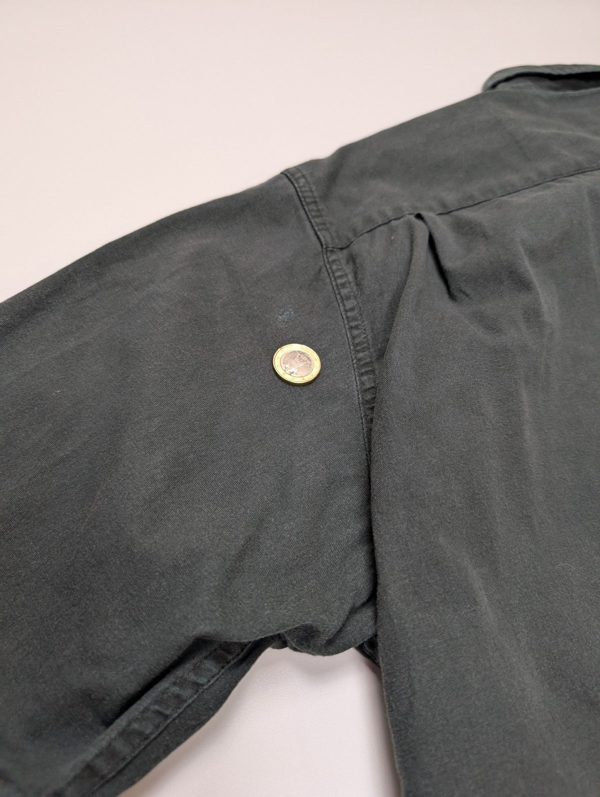 Chemise manches courtes Wrangler noir uni 2 poches taille L Homme