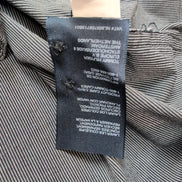 Chemise Tommy Hilfiger Manche Courte Gris Foncé Fines Rayures Taille M
