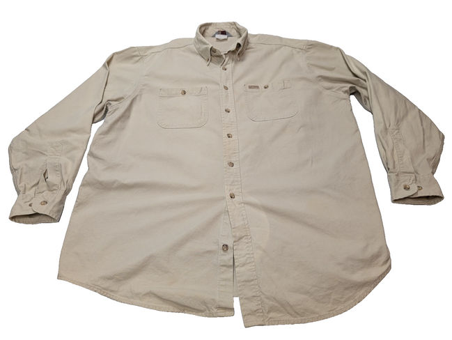 Chemise Carhartt beige crème taille XL / XXL VINTAGE TBE