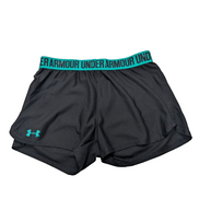 Short Under Armour HeatGear Noir & Vert - Femme Taille M