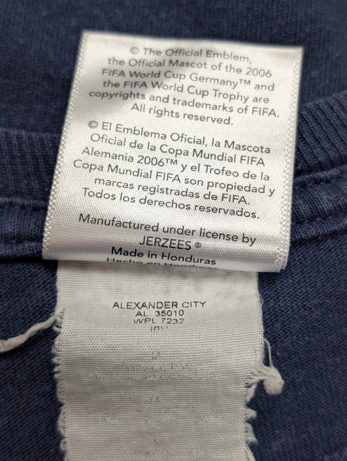 T-SHIRT USA 🇺🇸 FIFA World Cup 2006 Germany Jerzees M Football Vintage |111T