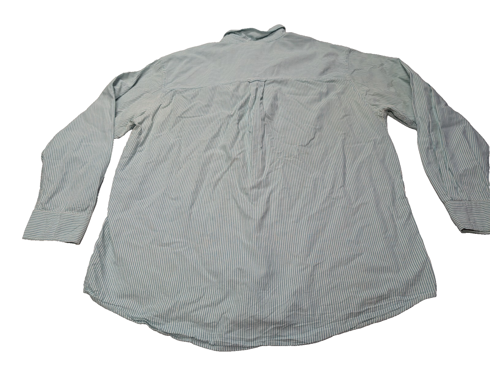 Chemise CHAPS verte menthe à rayures avec poche et logo brodé taille XL #253msch