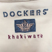 Chemise Manches Courtes Dockers Khakiware 100% Coton Beige 1 poche Taille L