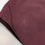 CHEMISE Ralph Lauren homme L Bordeaux uni chaude épaisse logo 🍷