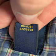 Chemise Polo Ralph Lauren Shirt S Custom Fit Carreaux Bleu Rouge Logo Rouge 