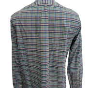 CHEMISE Ralph Lauren homme M décontracté BLEU TURQUOISE VIF ☀️