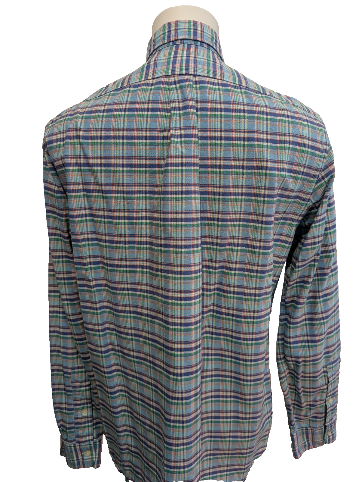 CHEMISE Ralph Lauren homme M décontracté BLEU TURQUOISE VIF ☀️