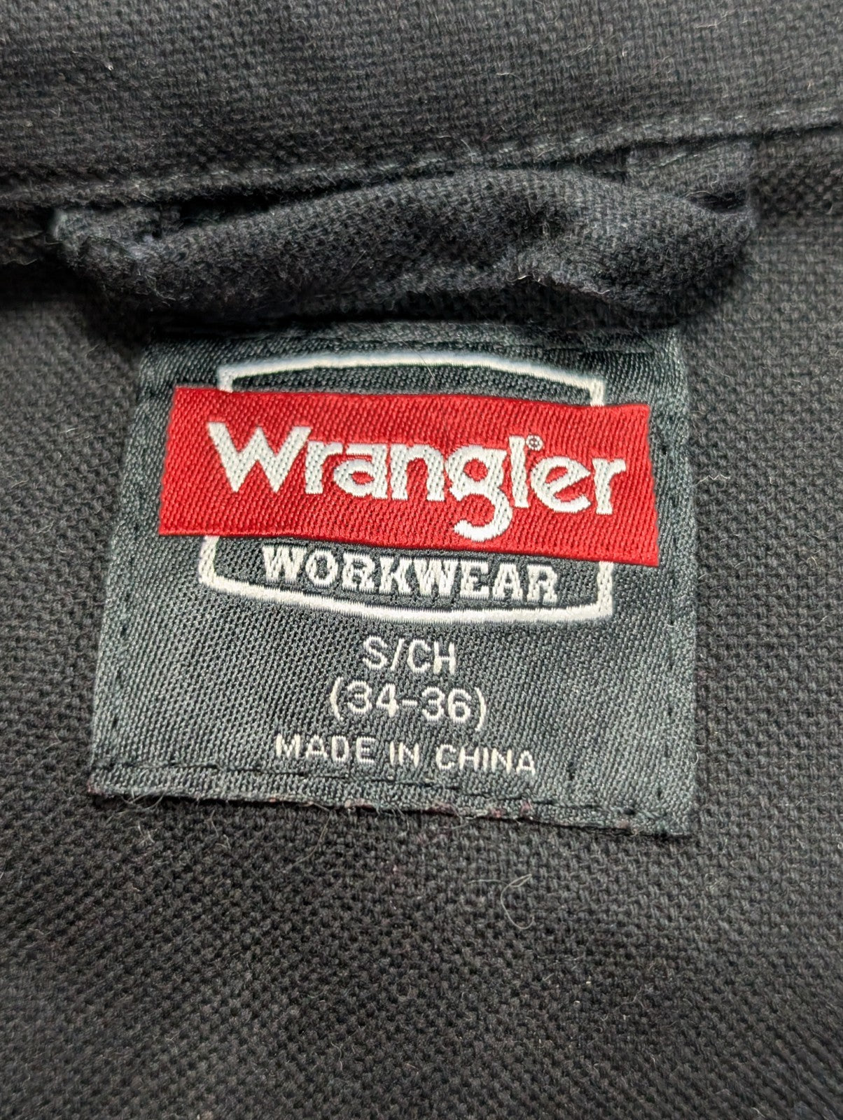 Wrangler Veste Blouson Workwear Noir S TBE | 288BSR
