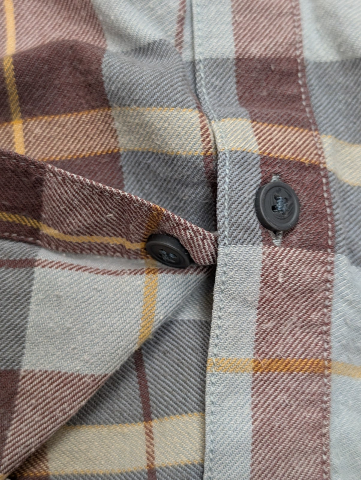 🏔️ Chemise COLUMBIA Taille L Flanelle Outdoor Carreaux Marron 2 poches