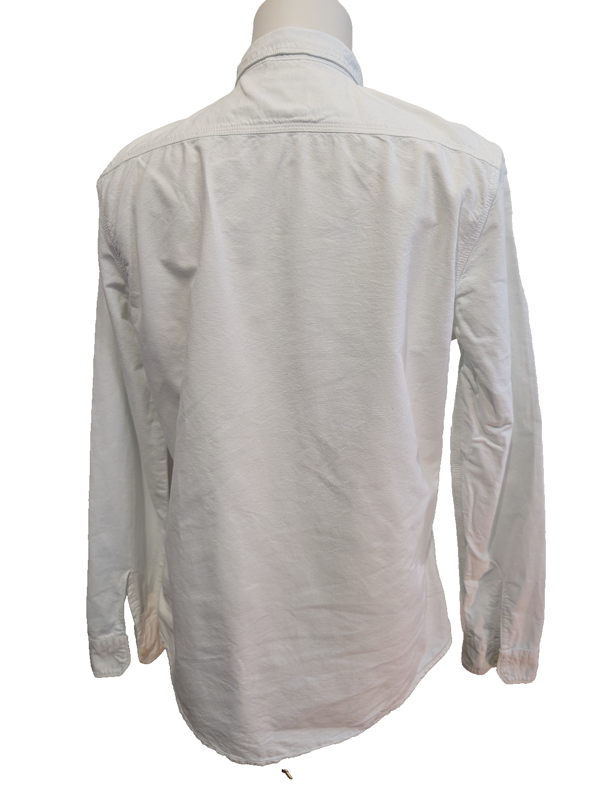 Chemise Levi's Blanche Coupe Slim Fit Manches Longues Taille L
