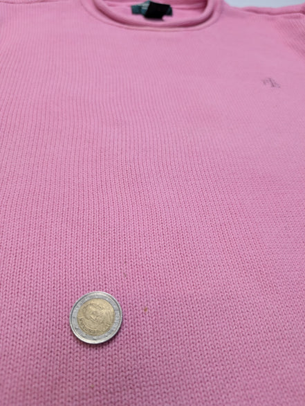 Pull femme LAUREN Ralph Lauren Jeans Co rose col roulotté coton taille M