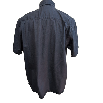 Chemise Wrangler Manches Courtes Bleu Marine à Poches Taille L