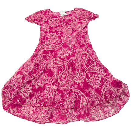 Robe Christine Laure S Rose Fuchsia Motif Paisley Neuve Étiquette