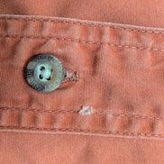 Chemise Carhartt Vintage Orange Patinée Manches Longues XXL
