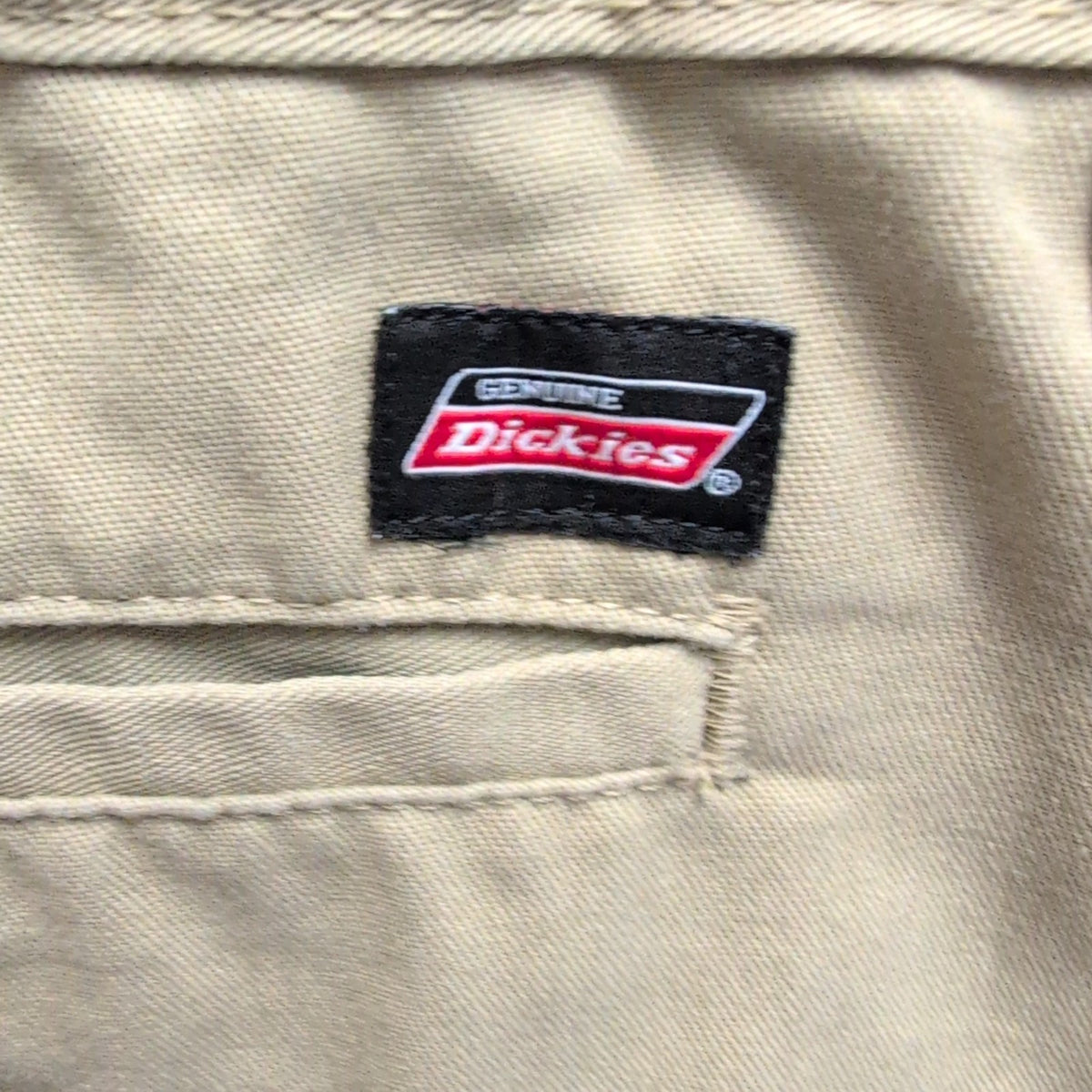 Short Dickies Workwear Beige Homme Taille W30 Réglable Élastique Très Bon État
