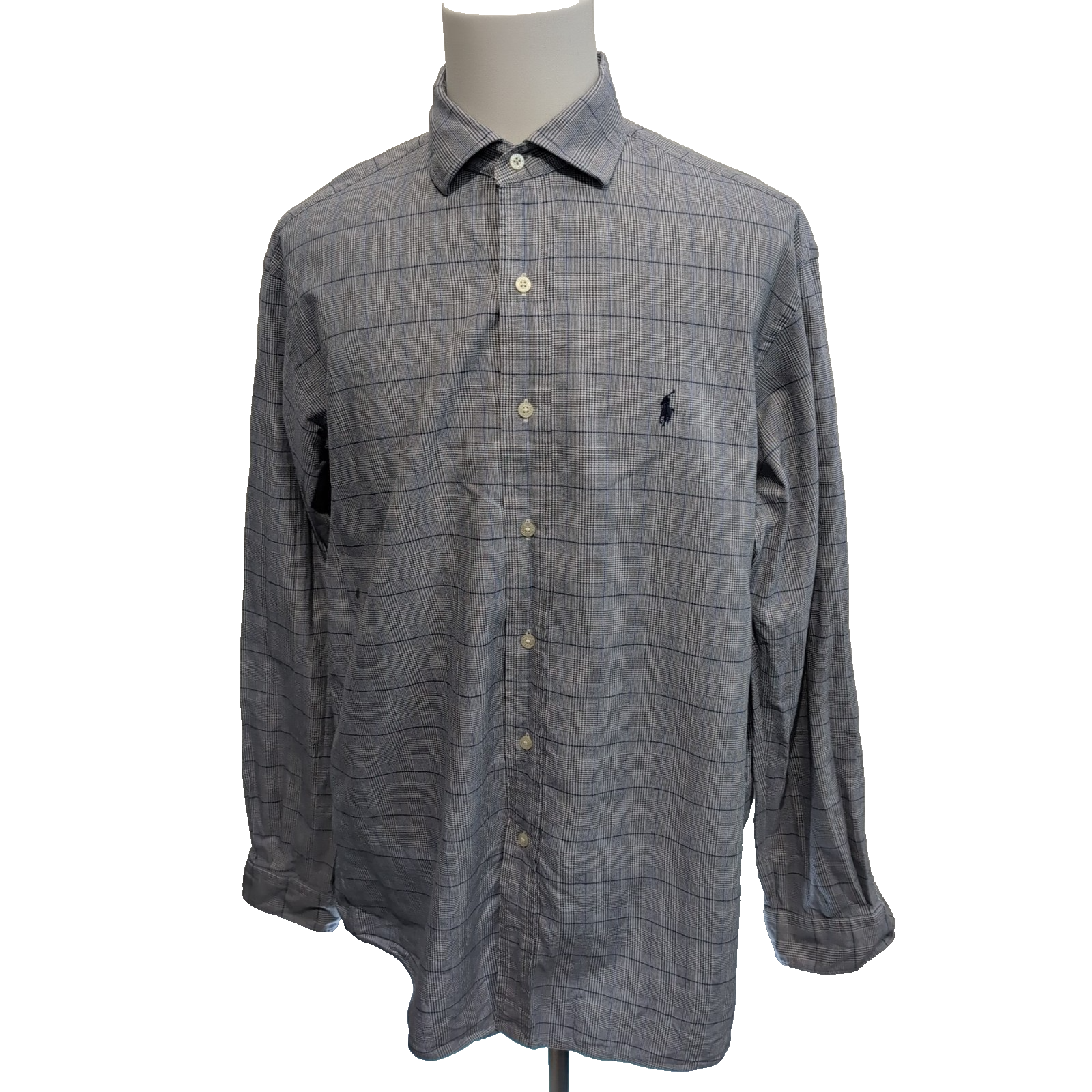 Chemise Ralph Lauren Polo Golf XL Westerton Vintage Carreaux Logo Bleu
