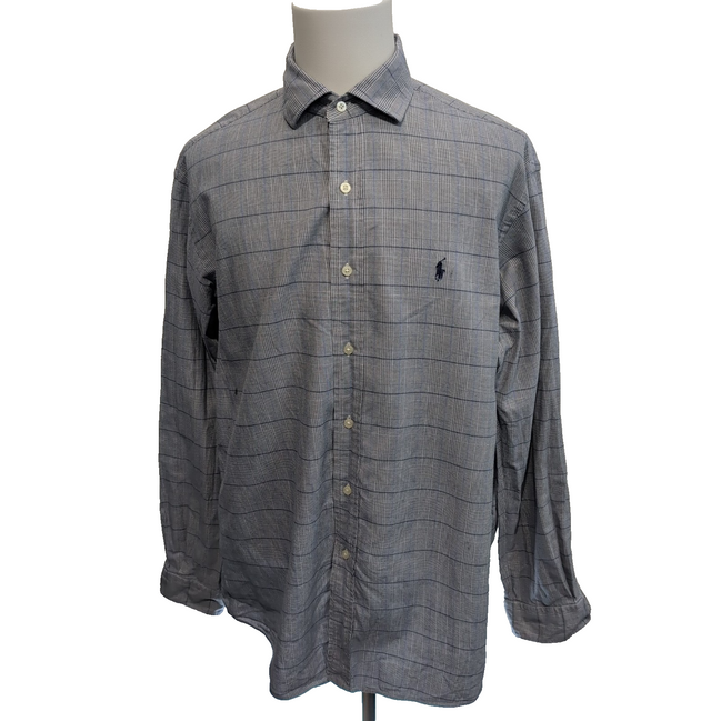 Chemise Ralph Lauren Polo Golf XL Westerton Vintage Carreaux Logo Bleu