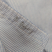 Ralph Lauren Chemise Homme XL Bleu Ciel Gingham Manches Longues Classic Blake