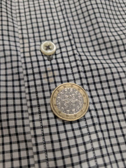 Chemise Ralph Lauren Blake L Noir Blanc Petits Carreaux Shirt Button Down
