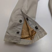 Blouson Billabong Homme L Crème Veste Harrington Coton Vintage Logo Brodé Dos