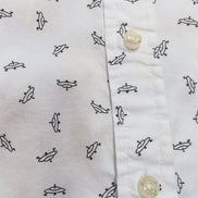 Chemise Levi's XL Blanche UFO OVNI Motif Coton Poche Manches Courtes