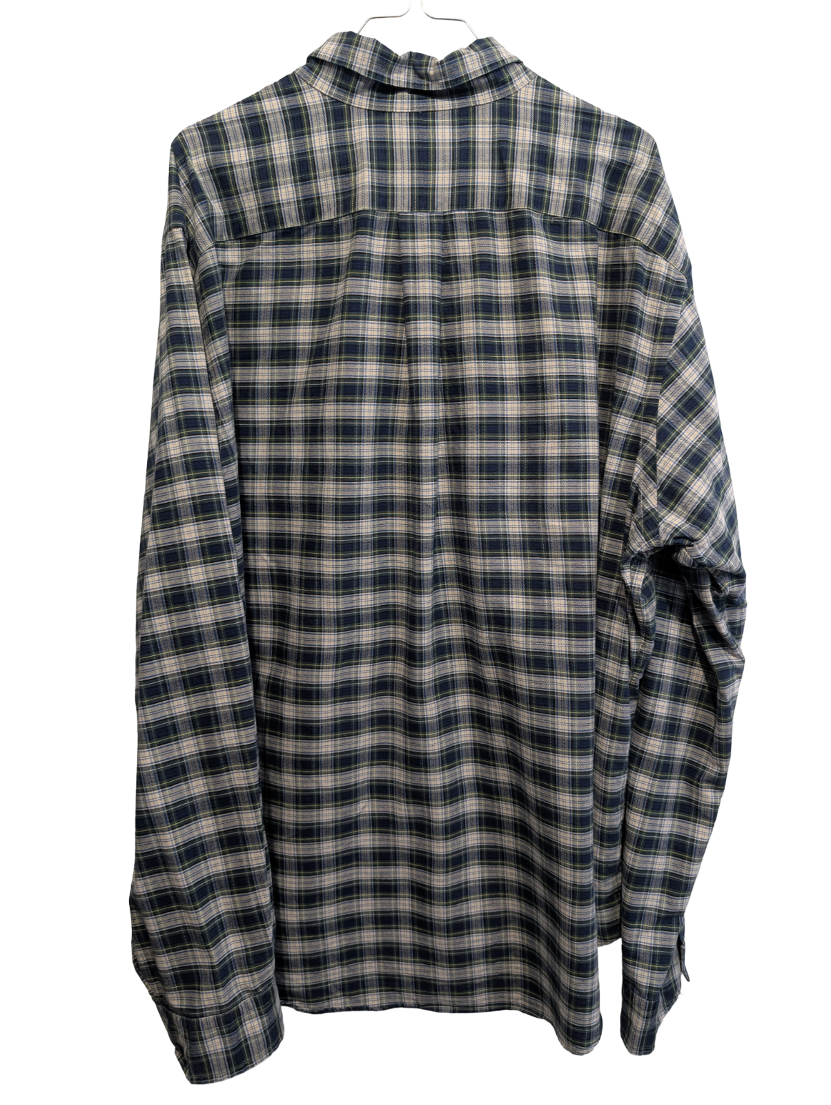 Chemise Ralph Lauren verte et marine à carreaux taille XXL logo vert #2567