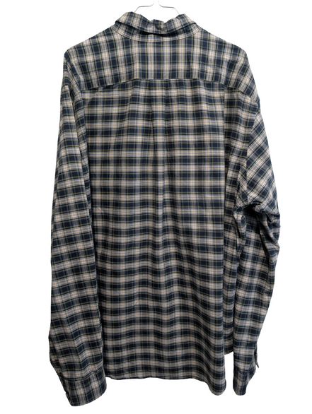 Chemise Ralph Lauren verte et marine à carreaux taille XXL logo vert #2567