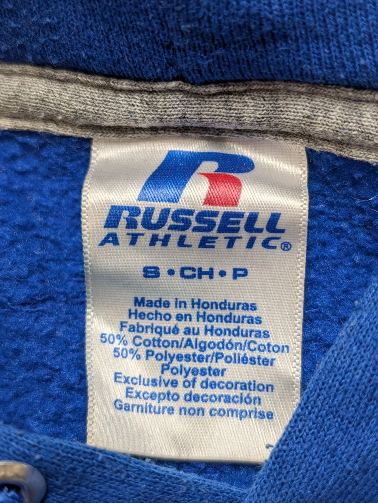 RUSSELL ATHLETIC Sweat à Capuche S Bleu CELTICS Football VINTAGE Hoodie US