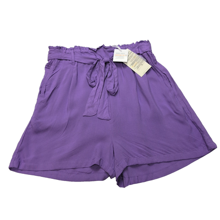Short Femme XS Fresh Made Violet 100% Viscose Fluide Neuf avec Étiquette