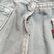 Levi’s 501 Jean W38 L34 Kaki Vintage Pantalon Droit Bouton Homme