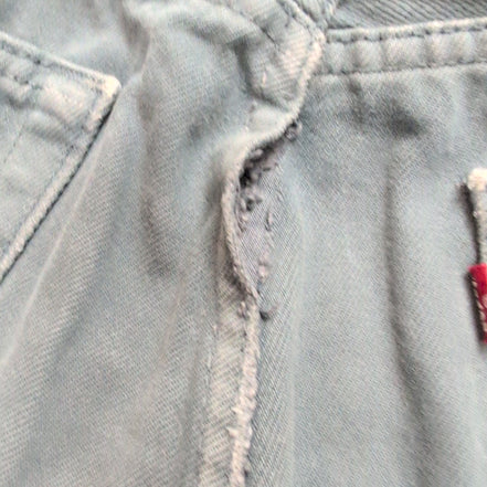 Levi’s 501 Jean W38 L34 Kaki Vintage Pantalon Droit Bouton Homme