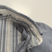 Chemise Pendleton L Bleu Uni Oxford 100% Coton Manches Longues