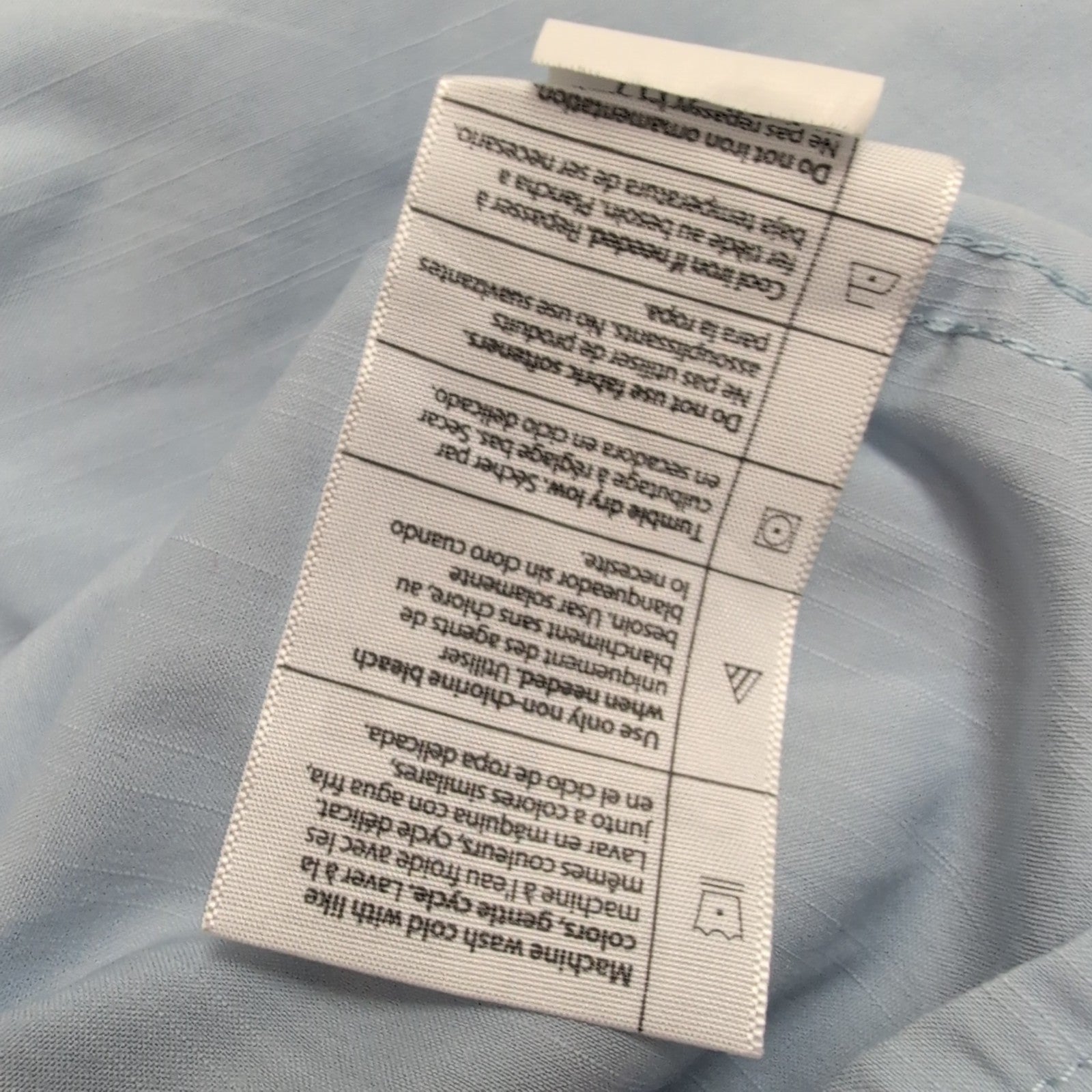 Chemise Carhartt Force Relaxed Fit XL Bleu uni 5 Poches Ventilée manches rétract