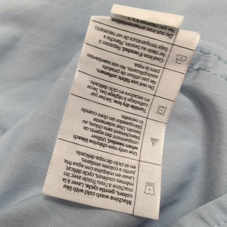 Chemise Carhartt Force Relaxed Fit XL Bleu uni 5 Poches Ventilée manches rétract