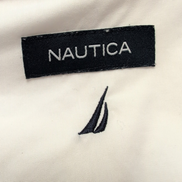 Chemise Nautica Homme L XL Blanche 100% Coton Uni Manches Longues