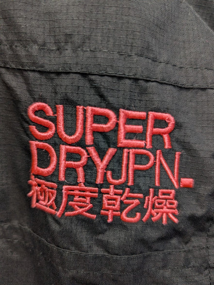 Blouson veste zippée à capuche Superdry femme Artic noire taille XL 14b