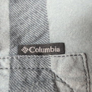 Chemise Columbia Omni Wick L Gris Rayures Manches courtes 100% Coton